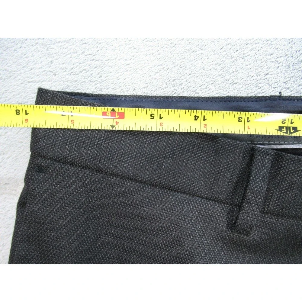 Banana Republic Dress Pants Men's 35x32 (Actual 34 x 31) Slim Fit Dark Gray